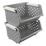 open-front basket for kitchen vegetable sundry storage